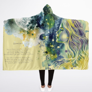 Gemini Hooded Blanket