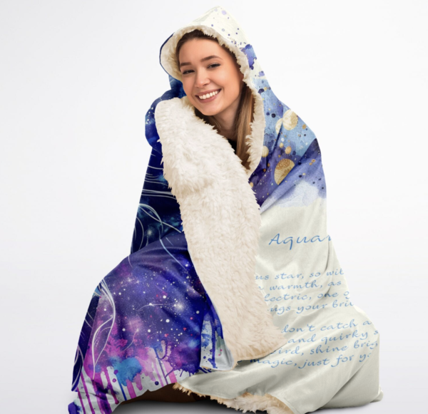 aquarius Hooded Blanket