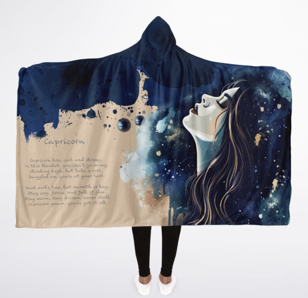 capricorn Hooded Blanket
