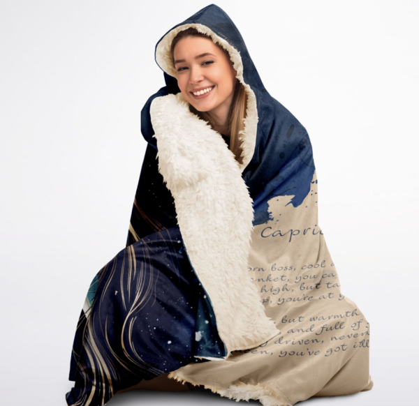 capricorn Hooded Blanket