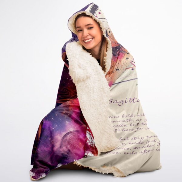 sagittarius Hooded-Blanket